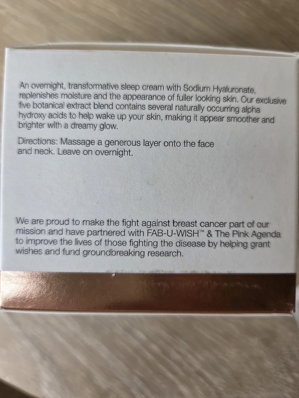Fountain of Truth Dream Cream Overnight Repair Mask 1.7 oz Clean NEW in Box